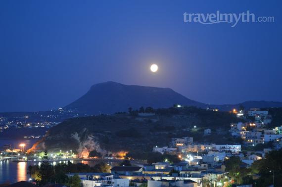 'Fullmoon - View from Erodios Apartments' - Hania