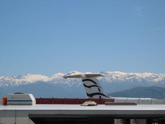 'View from the airport in Chania, Crete' - Hania