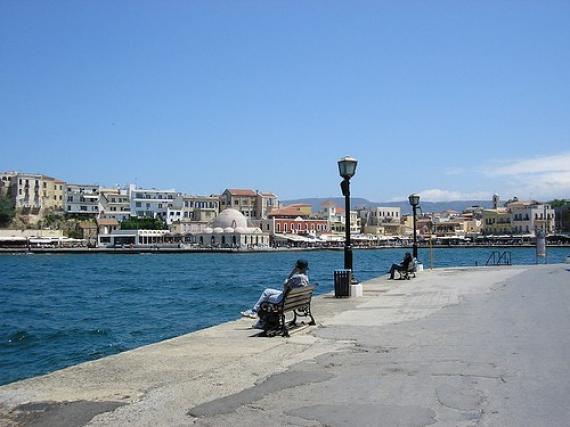 'Chania - harbour' - Hania